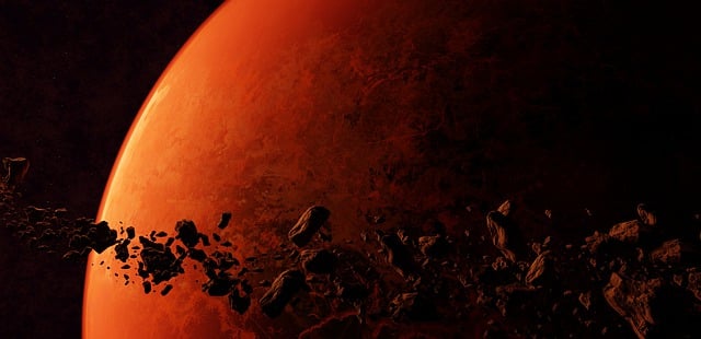 Asteroids near a planet